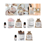 Maxbell Essential Oil Diffuser Set Centerpiece Diffuser Stone for Bedroom Dorm Party White Peach