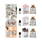 Maxbell Essential Oil Diffuser Set Centerpiece Diffuser Stone for Bedroom Dorm Party White Peach