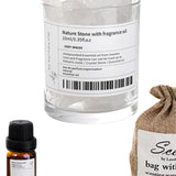 Maxbell Essential Oil Diffuser Set Centerpiece Diffuser Stone for Bedroom Dorm Party White Tea