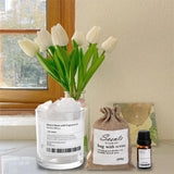 Maxbell Essential Oil Diffuser Set Centerpiece Diffuser Stone for Bedroom Dorm Party White Tea
