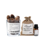 Maxbell Essential Oil Diffuser Set Centerpiece Diffuser Stone for Bedroom Dorm Party Black Juniper