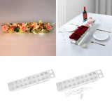Maxbell Clear Acrylic Flower Vase Flowers Box Holder for Birthday Desktop Restaurant without Light