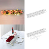 Maxbell Clear Acrylic Flower Vase Flowers Box Holder for Birthday Desktop Restaurant without Light
