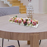 Maxbell Clear Acrylic Flower Vase Flowers Box Holder for Birthday Desktop Restaurant without Light