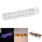 Maxbell Clear Acrylic Flower Vase Flowers Box Holder for Birthday Desktop Restaurant without Light