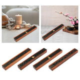 Maxbell Wooden Incense Burner Holder Home Decor Office SPA Incense Stick Box Storage Letters Lid