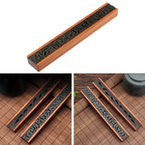 Maxbell Wooden Incense Burner Holder Home Decor Office SPA Incense Stick Box Storage Letters Lid