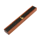 Maxbell Wooden Incense Burner Holder Home Decor Office SPA Incense Stick Box Storage Lotus Lid