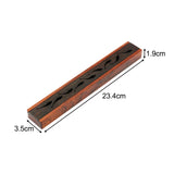 Maxbell Wooden Incense Burner Holder Home Decor Office SPA Incense Stick Box Storage Fish Lid