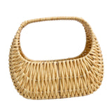Maxbell Flower Basket Decor Decorative Woven Basket for Bedroom Living Room Ceremony Beige