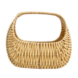 Maxbell Flower Basket Decor Decorative Woven Basket for Bedroom Living Room Ceremony Beige