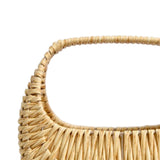 Maxbell Flower Basket Decor Decorative Woven Basket for Bedroom Living Room Ceremony Beige