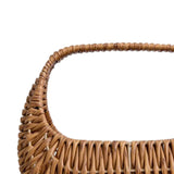 Maxbell Flower Basket Decor Decorative Woven Basket for Bedroom Living Room Ceremony Brown