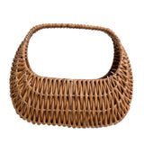 Maxbell Flower Basket Decor Decorative Woven Basket for Bedroom Living Room Ceremony Brown