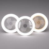 Maxbell Ceiling Fan Lights E27 Fan Light for Bedroom Dining Room Office Yellow