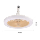 Maxbell Ceiling Fan Lights E27 Fan Light for Bedroom Dining Room Office Yellow