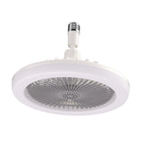 Maxbell Ceiling Fan Lights E27 Fan Light for Bedroom Dining Room Office Gray