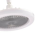 Maxbell Ceiling Fan Lights E27 Fan Light for Bedroom Dining Room Office Gray