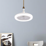 Maxbell Ceiling Fan Lights E27 Fan Light for Bedroom Dining Room Office White