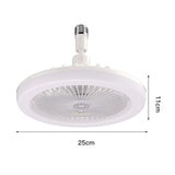 Maxbell Ceiling Fan Lights E27 Fan Light for Bedroom Dining Room Office White