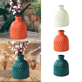 Maxbell Flower Vase Gift Art Crafts Plastic Vase for Centerpiece Desktop Living Room White
