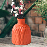 Maxbell Flower Vase Gift Art Crafts Plastic Vase for Centerpiece Desktop Living Room Pink