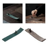 Maxbell Incense Holder Fisherman Raft Boat Incense Burner for Meditation Bedroom SPA Green