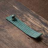 Maxbell Incense Holder Fisherman Raft Boat Incense Burner for Meditation Bedroom SPA Green
