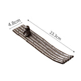 Maxbell Incense Holder Fisherman Raft Boat Incense Burner for Meditation Bedroom SPA Brown