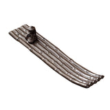 Maxbell Incense Holder Fisherman Raft Boat Incense Burner for Meditation Bedroom SPA Brown