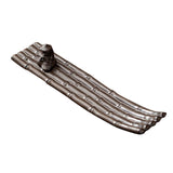 Maxbell Incense Holder Fisherman Raft Boat Incense Burner for Meditation Bedroom SPA Brown