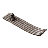 Maxbell Incense Holder Fisherman Raft Boat Incense Burner for Meditation Bedroom SPA Brown