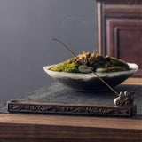 Maxbell Stick Incense Holder Creative Ceramic Incense Holder for Bar Dining Room SPA