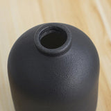 Maxbell 3 Pieces Ceramic Vase Aesthetic Bud Vase Nordic Porcelain Vases Desktop Vase Black