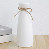Maxbell 3 Pieces Ceramic Vase Aesthetic Bud Vase Nordic Porcelain Vases Desktop Vase White