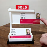 Maxbell Business Card Holder Professional Card Stand for Business Tabletop Reception Rectangle