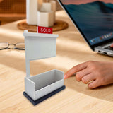 Maxbell Business Card Holder Professional Card Stand for Business Tabletop Reception Rectangle