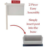 Maxbell Business Card Holder Professional Card Stand for Business Tabletop Reception Rectangle