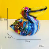 Maxbell Bird Statue Home Decor Resin Animal Sculpture for Bookshelf Office Indoor Style B