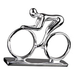 Maxbell Sports Figure Statue Collectible Home Decor Figurine for Desktop Home Office Sports Bike