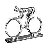 Maxbell Sports Figure Statue Collectible Home Decor Figurine for Desktop Home Office Sports Bike