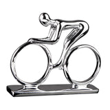 Maxbell Sports Figure Statue Collectible Home Decor Figurine for Desktop Home Office Sports Bike