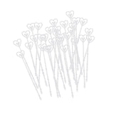 Maxbell 100Pcs card Holders Table Number Holder Florist Decor Menu Memo Clips