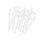 Maxbell 100Pcs card Holders Table Number Holder Florist Decor Menu Memo Clips