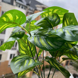 Maxbell Artificial Leaves Flower Arrangement Green Tropical Leaf Room