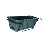 Maxbell Window Planter Box Hanging Garden Planter Deck Patio Balcony Railing Planter Green