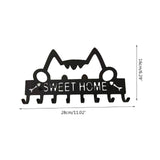 Maxbell Sweet Home Wall Hanger Key Holder Hooks Metal Key Rack for Office Decor Door