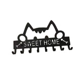 Maxbell Sweet Home Wall Hanger Key Holder Hooks Metal Key Rack for Office Decor Door