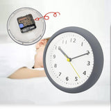 Maxbell Bathroom Clock Waterproof Suction Cup Wall Clock Modern Hanging Clock