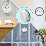 Maxbell Bathroom Clock Waterproof Suction Cup Wall Clock Modern Hanging Clock